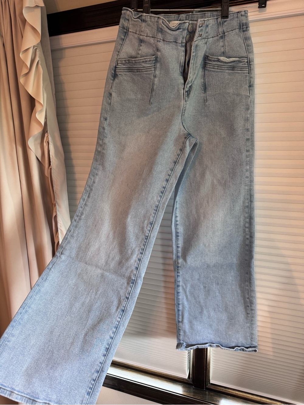 Altar'd State Light Blue Wide-Leg Jeans